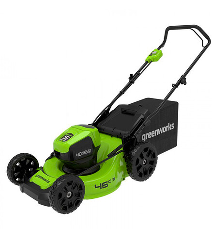 Газонокосилка без аккум. GREENWORKS GD40LM46HP 40В 46см 438x503 в Материке