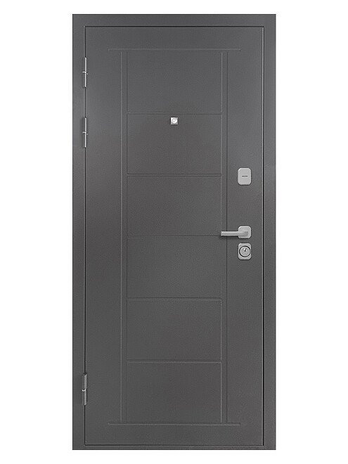 Дверь металлическая АТЛАНТ-504 (Букле серый Ривьера Айс)/2050х860/L 495x660 Дверь металлическая АТЛАНТ-504 (Букле серый Ривьера Айс)/2050х860/L 495x660 в Материке