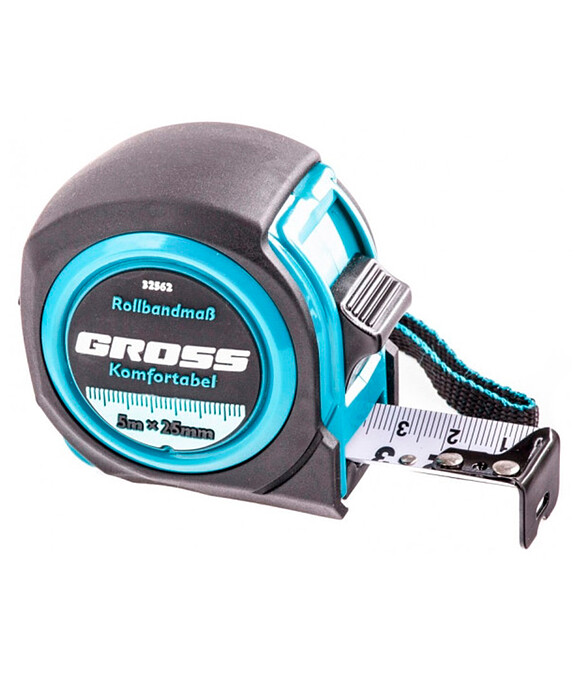 Рулетка GROSS Komfortabel 5м*25мм 586x674 Рулетка GROSS Komfortabel 5м*25мм 586x674 в Материке
