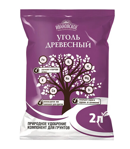 Уголь древесный (2л) 438x503 в Материке