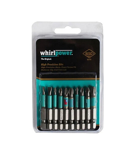 Набор бит WHIRLPOWER PH/PZ/SL 50мм 10шт/уп. 438x503 в Материке