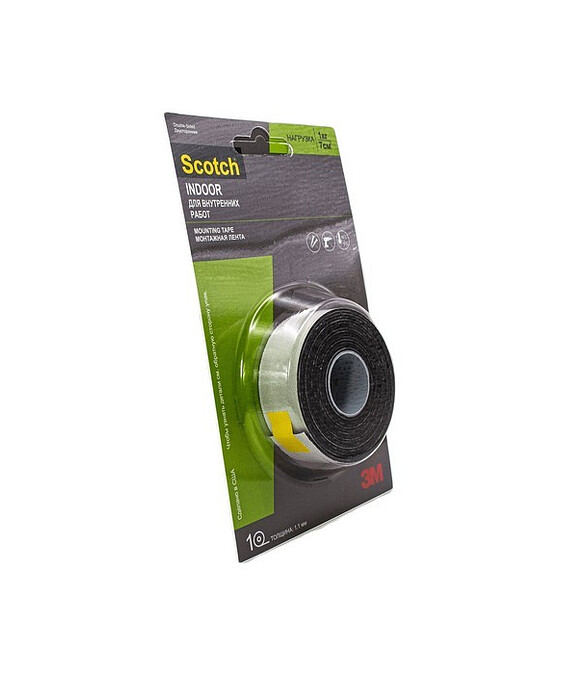 Лента двусторонняя чернаяа Scotch 9536-B 19мм*2м*1,1мм 586x674 Лента двусторонняя чернаяа Scotch 9536-B 19мм*2м*1,1мм 586x674 в Материке