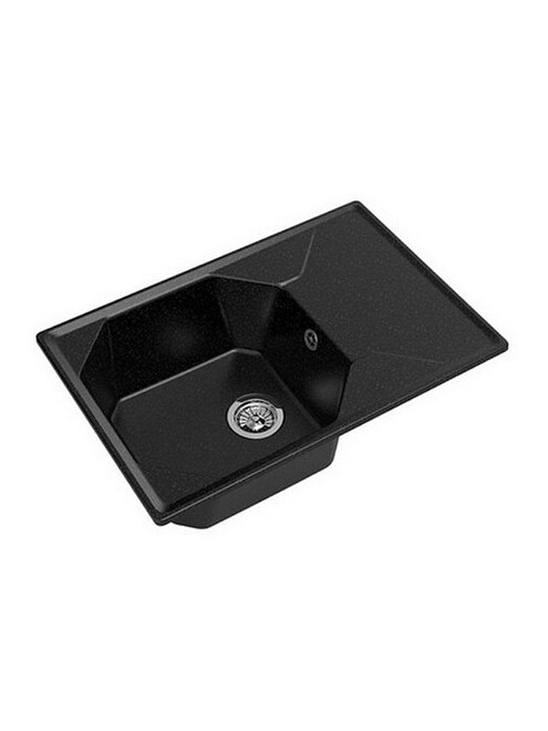 Мойка GRANFEST GF-U-740L 740x500мм иск.мрамор-черный (сифон в комплекте) 495x660 Мойка GRANFEST GF-U-740L 740x500мм иск.мрамор-черный (сифон в комплекте) 495x660 в Материке