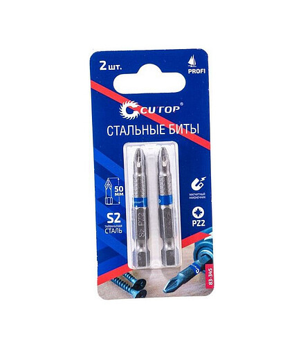 Бита CUTOP PZ2 50мм 2шт/уп. 438x503 в Материке - Вариант 3