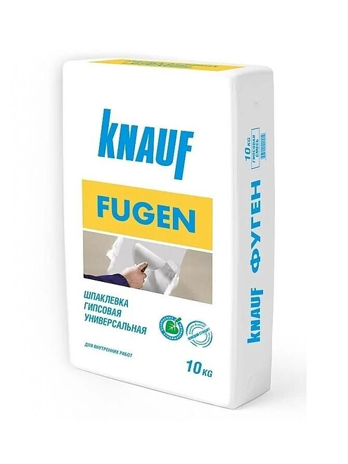 Шпатлевка KNAUF Fugen гипсовая, 10кг 495x660 Шпатлевка KNAUF Fugen гипсовая, 10кг 495x660 в Материке