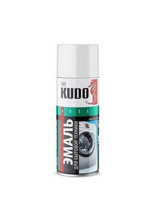 Эмаль аэроз. KUDO белая для бытовой техники, 520мл 495x660 Эмаль аэроз. KUDO белая для бытовой техники, 520мл 495x660 в Материке