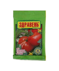 Удобрение для томатов и перцев ЗДРАВЕНЬ ТУРБО быстрорастворимое (30г) 238x286 в Материке