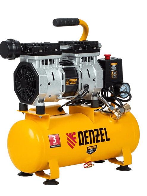 Компрессор безмасляный DENZEL DLS650/10 0.65кВт 10л 120л/мин 495x660 Компрессор безмасляный DENZEL DLS650/10 0.65кВт 10л 120л/мин 495x660 в Материке