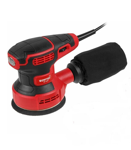 Шлифмашина эксцентриковая WORTEX LX RS1230 280Вт 125мм рег. 438x503 в Материке