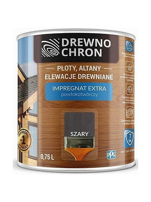 Пропитка DREWNOCHRON IMPREGNAT EXTRA серый, 0,75л 495x660 Пропитка DREWNOCHRON IMPREGNAT EXTRA серый, 0,75л 495x660 в Материке