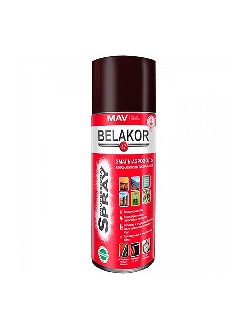 Эмаль аэроз. BELAKOR17 алкид. RAL8017 глянцевая, 520мл 495x660 Эмаль аэроз. BELAKOR17 алкид. RAL8017 глянцевая, 520мл 495x660 в Материке