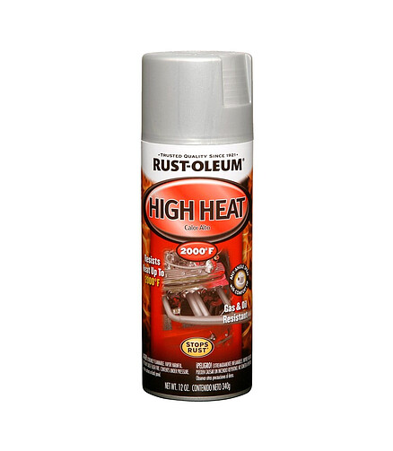 Эмаль RUST-OLEUM аэроз.термост. до 1093С алюмин. мат, 340г 438x503 в Материке