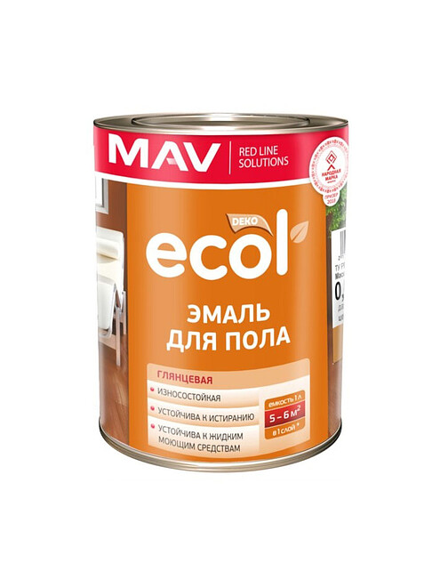 Эмаль ПФ-266 Ecol для пола желто-коричневый, 0,9кг 495x660 Эмаль ПФ-266 Ecol для пола желто-коричневый, 0,9кг 495x660 в Материке