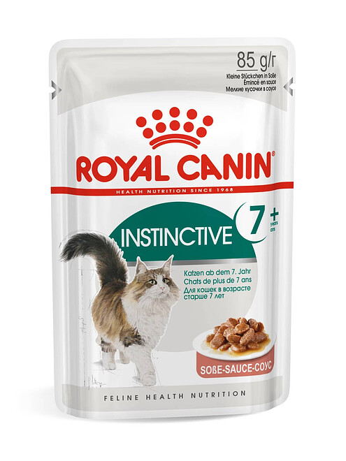 Корм для кошек Royal Canin Instinctive+7 кусочки в желе (85г) 495x660 Корм для кошек Royal Canin Instinctive+7 кусочки в желе (85г) 495x660 в Материке