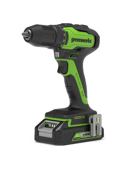 Шуруповерт аккум. GREENWORKS GD24DD35K2 б/щ 24В 2Ач 35Нм 495x660 Шуруповерт аккум. GREENWORKS GD24DD35K2 б/щ 24В 2Ач 35Нм 495x660 в Материке