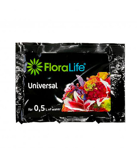 Подкормка для срезанных цветов FLORALIFE 300 Express (5г) 438x503 в Материке