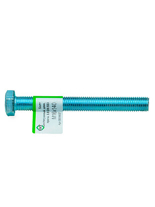 Болт 6-гранный М16х140, прочн. 8.8, цинк, DIN933 ЕКТ (с этик./1шт) 238x286 в Материке