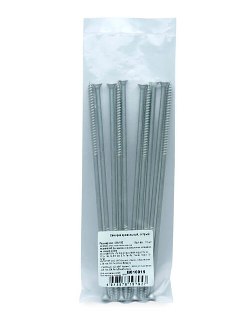 Саморез кровельный WO, острый по металлу шлиц TORX25 4,8x180 (уп=10шт) 495x660 Саморез кровельный WO, острый по металлу шлиц TORX25 4,8x180 (уп=10шт) 495x660 в Материке