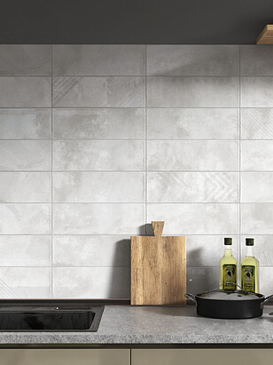 Плитка Colortile ROME 10х30см 0,99м2 цвет white glossy 238x286 в Материке
