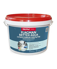 Краска FLAGMAN BETTEX AQUA для бетонных полов белый 3кг