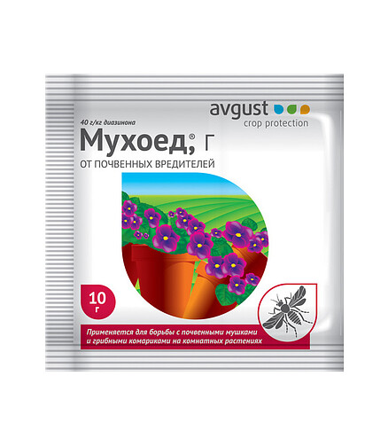 Мухоед AVGUST инсектицид (10г) 438x503 в Материке