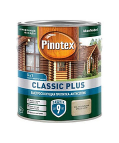 Пропитка-антисептик Pinotex Classic Plus 3 в 1 Ель натуральная 2,5л