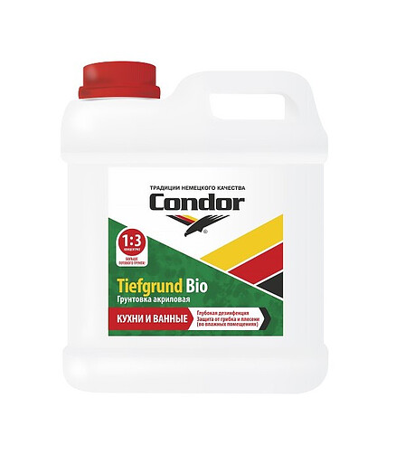 Грунтовка Condor Tiefgrund Bio, 5кг 438x503 в Материке