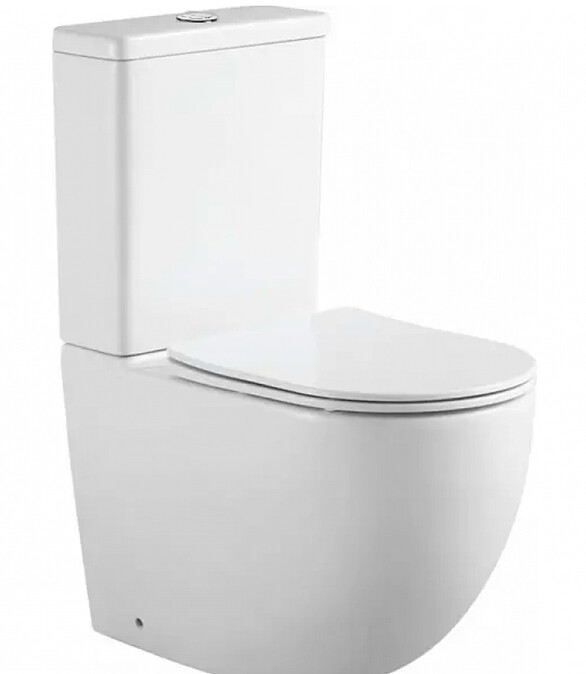 Унитаз-компакт WARTA безободковый с сиденьем DUROPLAST Slim S-Close 586x674 Унитаз-компакт WARTA безободковый с сиденьем DUROPLAST Slim S-Close 586x674 в Материке