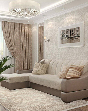 Ковер MIKONOS F569AC Cream/Kahve 160*230 238x286 в Материке - Вариант 3