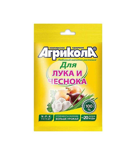 Удобрение Агрикола №2 для Лука, чеснока (50г) 438x503 в Материке