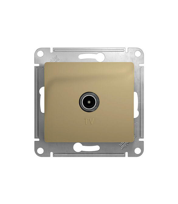 Розетка ТВ SE GLOSSA GSL000491K титан 586x674 Розетка ТВ SE GLOSSA GSL000491K титан 586x674 в Материке