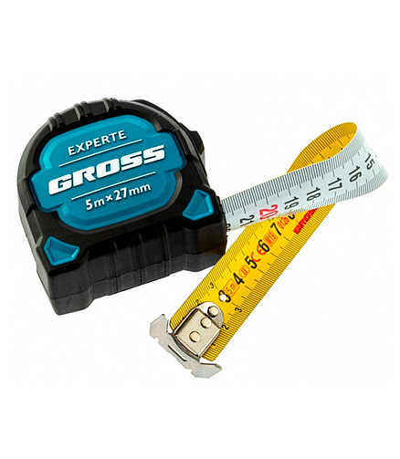 Рулетка GROSS Experte 5м*27мм 438x503 в Материке - Вариант 2