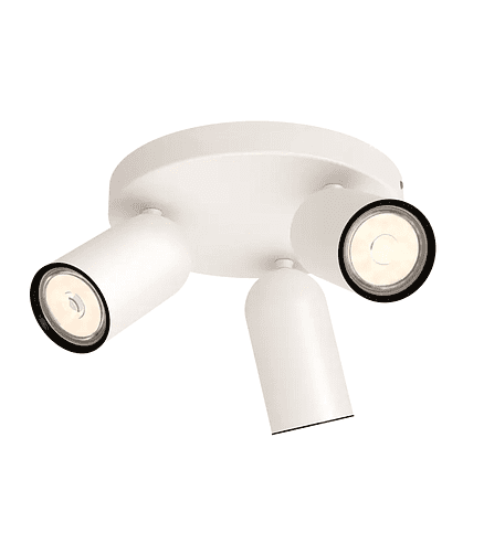 Светильник потолочный PHILIPS PONGEE 3xNW бел. 5,5W/GU10/IP20 438x503 в Материке