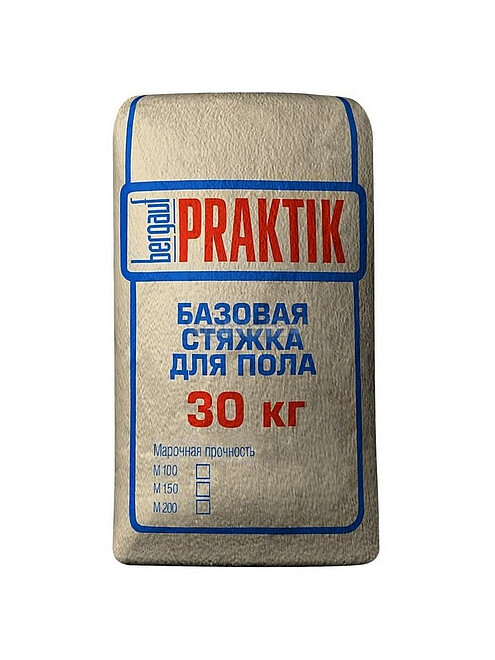 Стяжка Bergauf Praktik для пола М150, 30кг 495x660 Стяжка Bergauf Praktik для пола М150, 30кг 495x660 в Материке