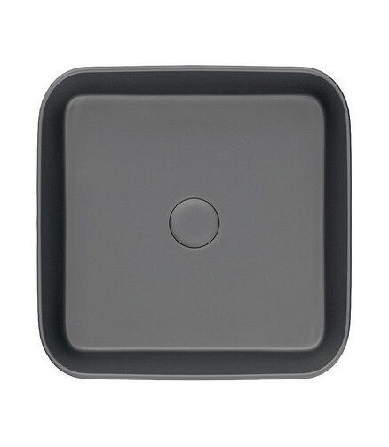 Умывальник накладной RAY RAYBM03i27, 355х355х120мм черный 438x503 в Материке - Вариант 3