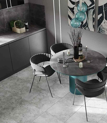 Керамогранит Beryoza Ceramica PASTEL 50х50 см 1,5 м2 цвет серый 438x503 в Материке