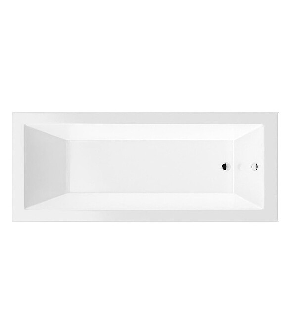Ванна акриловая прямоугольная DELIA 180X80см в компл. с ножками 586x674 в Материке