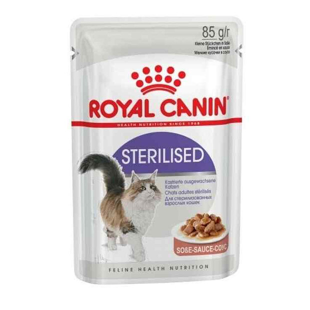 Корм для стер. кошек кусочки в соусе Sterilized in Gravy (85г) Royal Canin