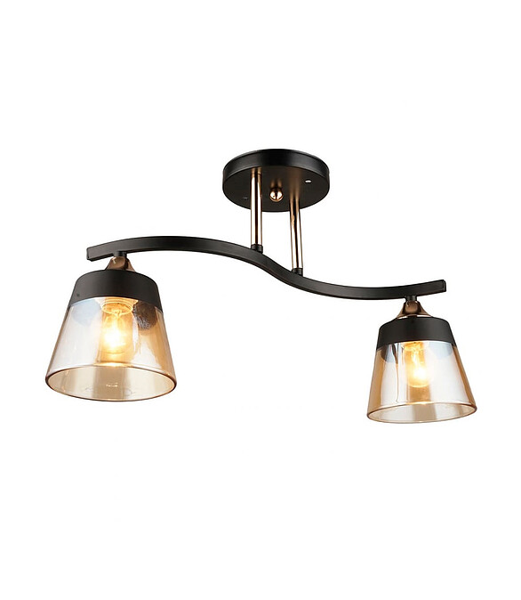Люстра IMEX MD.3772-2-S BK+FGD 60W/E27 586x674 в Материке