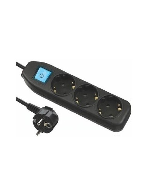Удлинитель ELECTRALINE 3роз. 5м с/з выкл. черный 3х1 62263 495x660 Удлинитель ELECTRALINE 3роз. 5м с/з выкл. черный 3х1 62263 495x660 в Материке