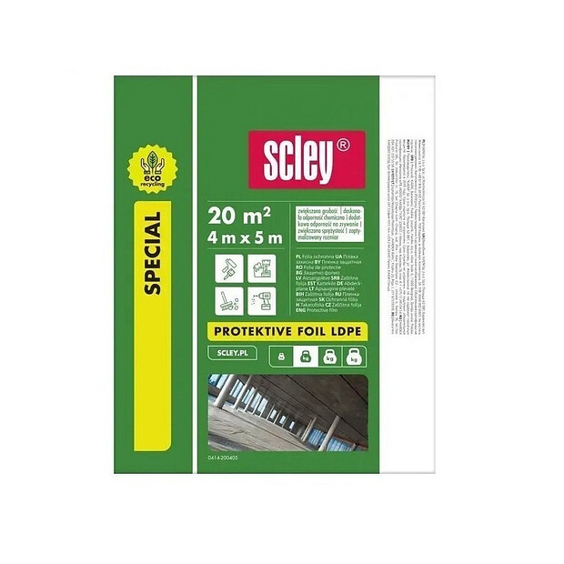 Пленка защитная SCLEY LDPE Special 20мкм 4х5м