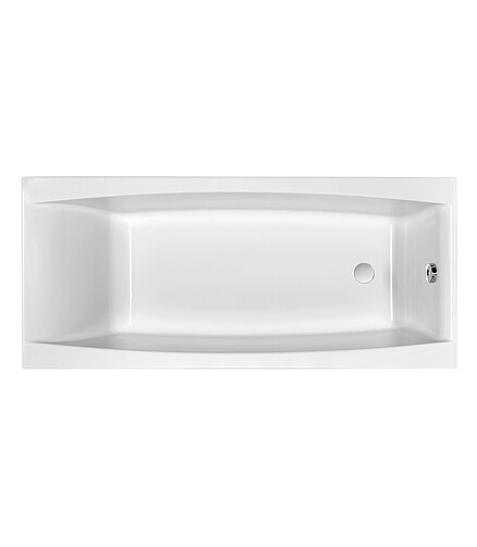 Ванна акриловая прямоугольная VIRGO 170x75см без ножек 438x503 в Материке