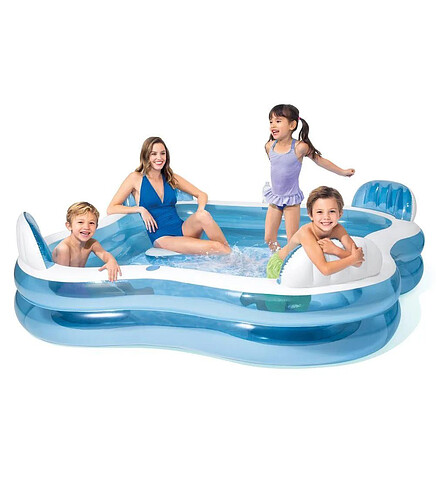 Бассейн надувной INTEX (239х239х46см) арт.56475NP 438x503 в Материке - Вариант 2