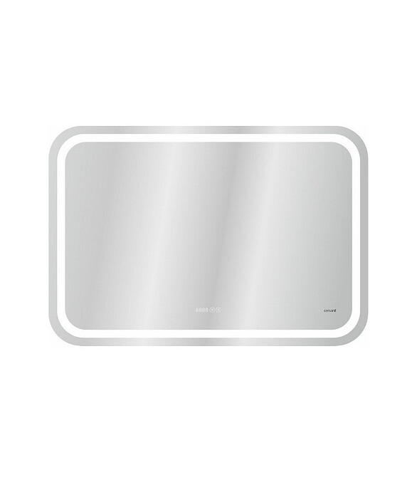 Зеркало LED 050 DESIGN PRO 800x550мм: LED-подсветка, антизапотевание, часы 586x674 Зеркало LED 050 DESIGN PRO 800x550мм: LED-подсветка, антизапотевание, часы 586x674 в Материке