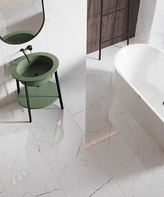 Керамогранит Onlygres MARBLE 101 60х120 см 1,44 м2 цвет white glossy 238x286 в Материке