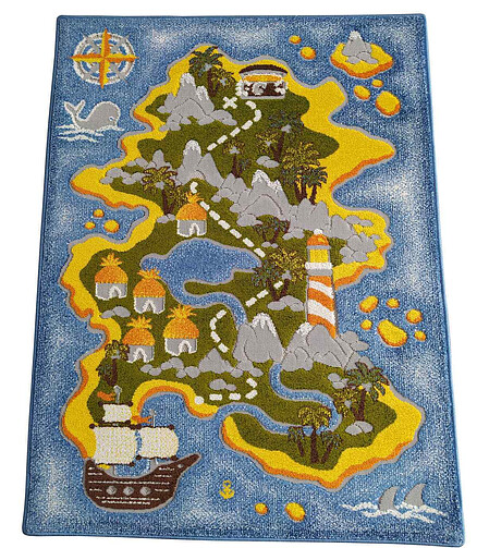 Ковер КИНДЕР-МИКС 52880-43 ОСТРОВ 160*230 438x503 в Материке
