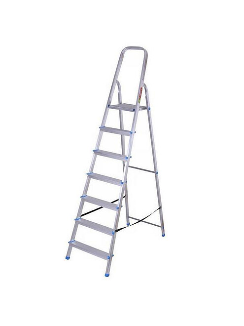 Лестница-стремянка LadderBel алюмин. 7-ступ. 495x660 Лестница-стремянка LadderBel алюмин. 7-ступ. 495x660 в Материке