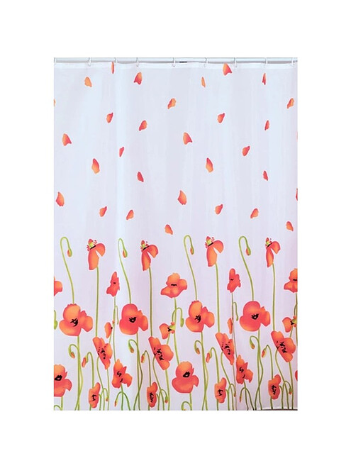 Штора для ванной комнаты POPPY 180х200см (100% полиэстр) 495x660 Штора для ванной комнаты POPPY 180х200см (100% полиэстр) 495x660 в Материке