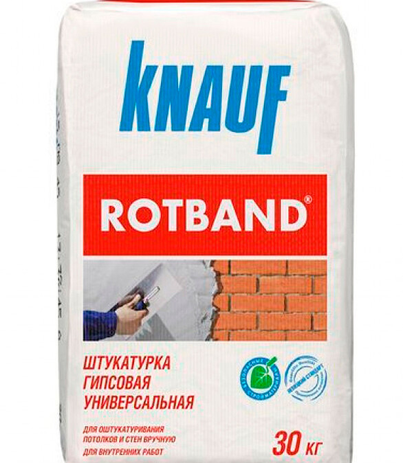 Штукатурка KNAUF Ротбанд гипсовая РБ, 30кг 586x674 Штукатурка KNAUF Ротбанд гипсовая РБ, 30кг 586x674 в Материке