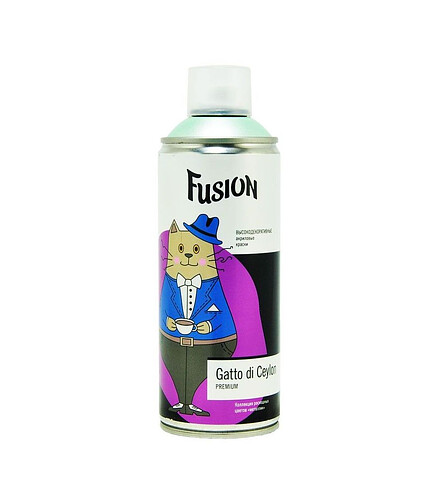 Краска аэроз. Fusion Gatto di Ceylon Селадон, 520мл 438x503 в Материке